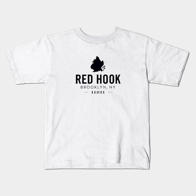 Red Hook (black) Kids T-Shirt by Assertive Shirts